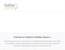 Tablet Screenshot of parkviewhouses.com.au